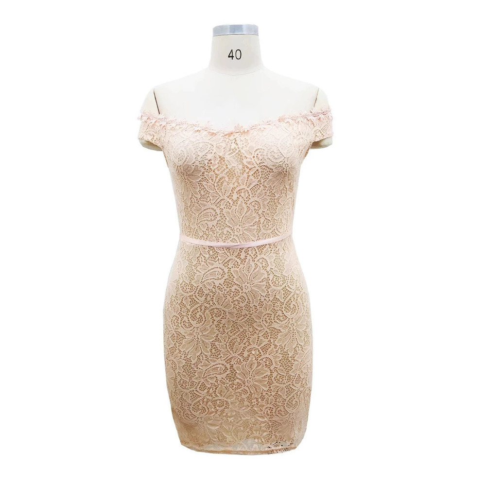 Zara European Lace Off Shoulder Dress Sale - Picture 4 of 6